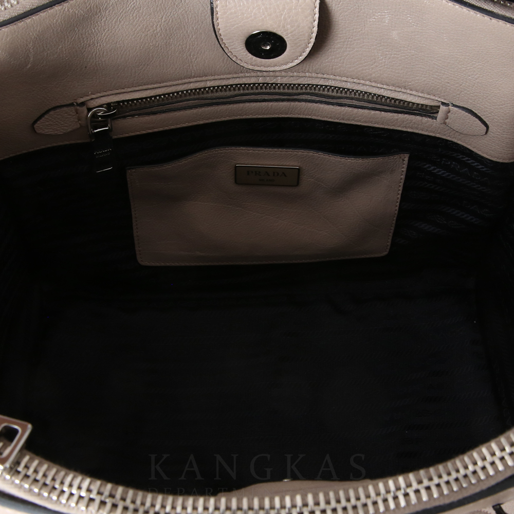 PRADA(USED)프라다 BN2619 글레이스 카프 토트겸 숄더백