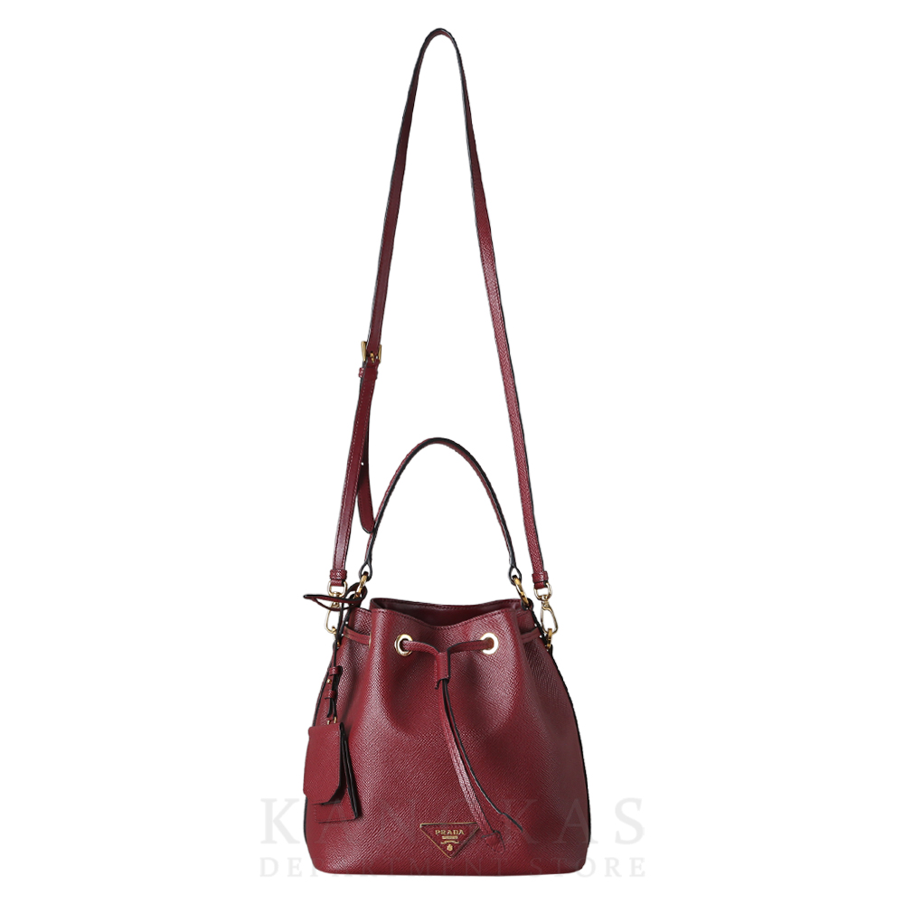 PRADA(USED)프라다 1BE032 사피아노 버킷백