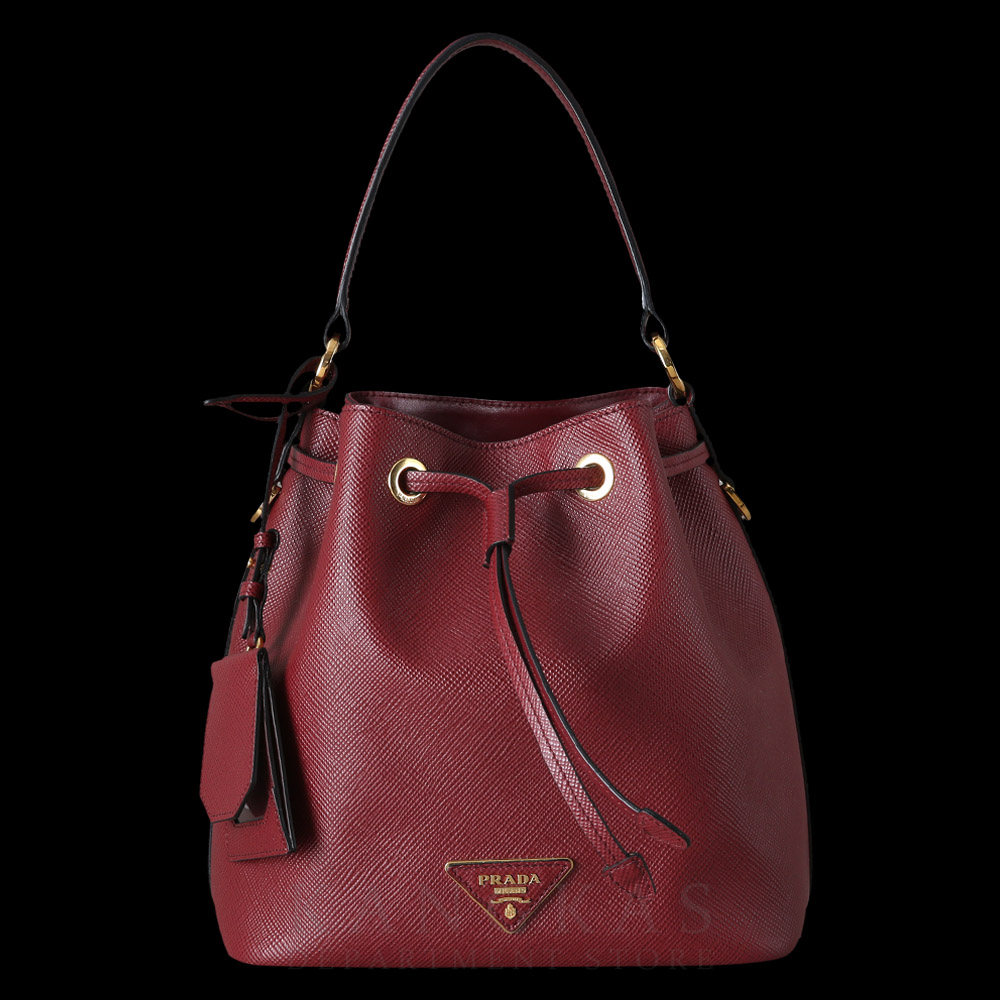 PRADA(USED)프라다 1BE032 사피아노 버킷백
