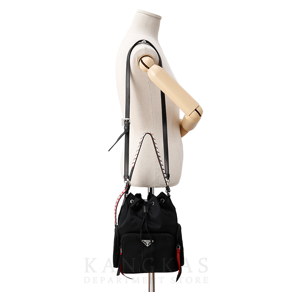 PRADA(USED)프라다 1BE027 나일론 버킷백 라지