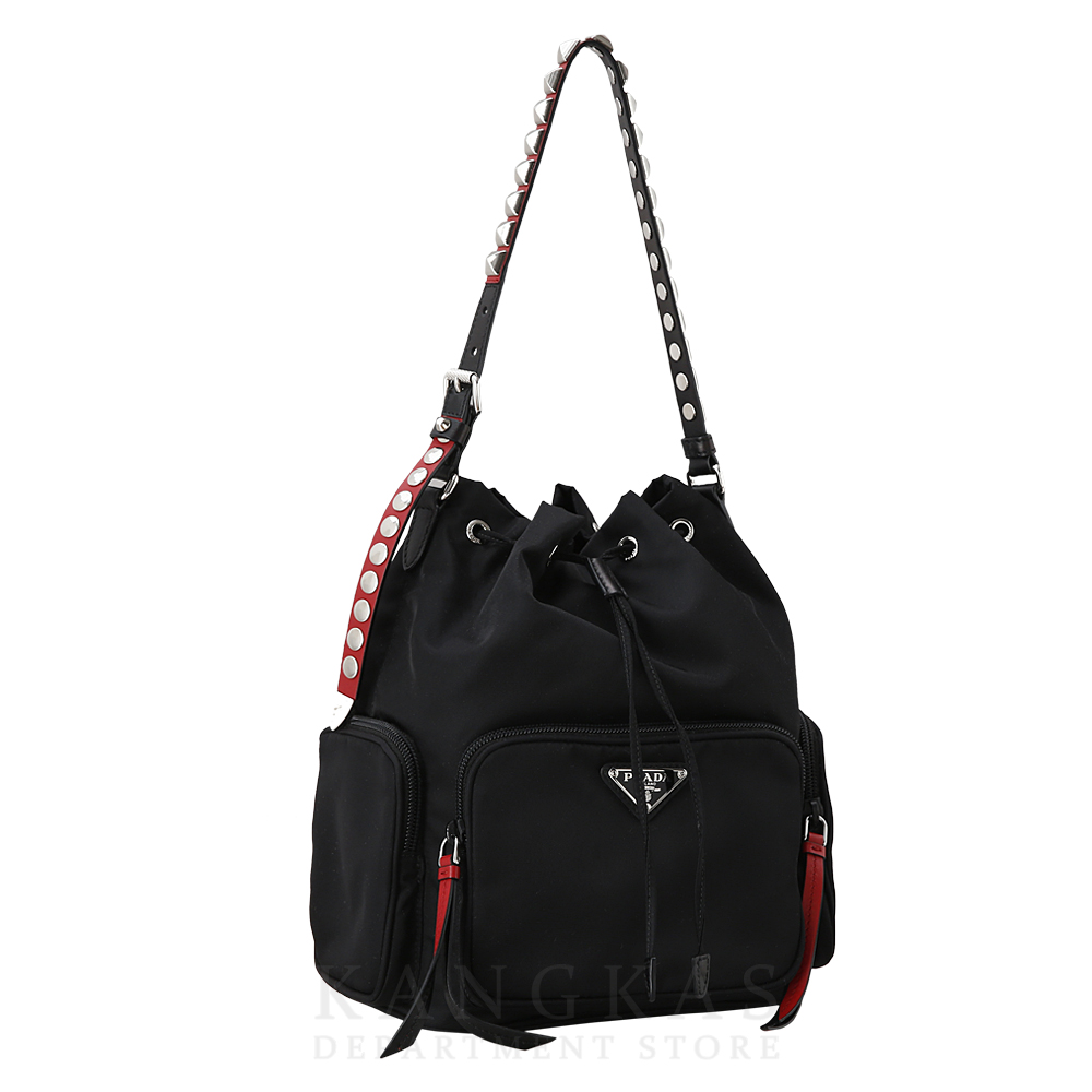 PRADA(USED)프라다 1BE027 나일론 버킷백 라지