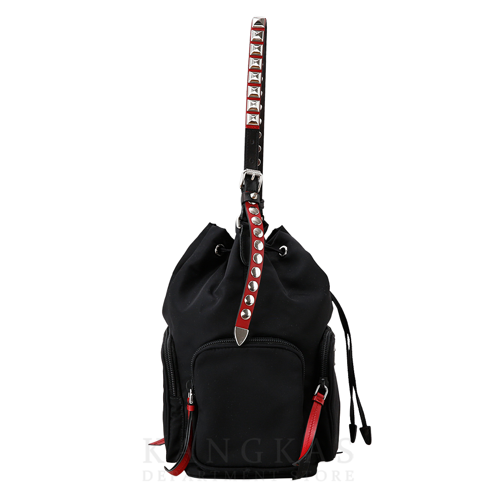 PRADA(USED)프라다 1BE027 나일론 버킷백 라지