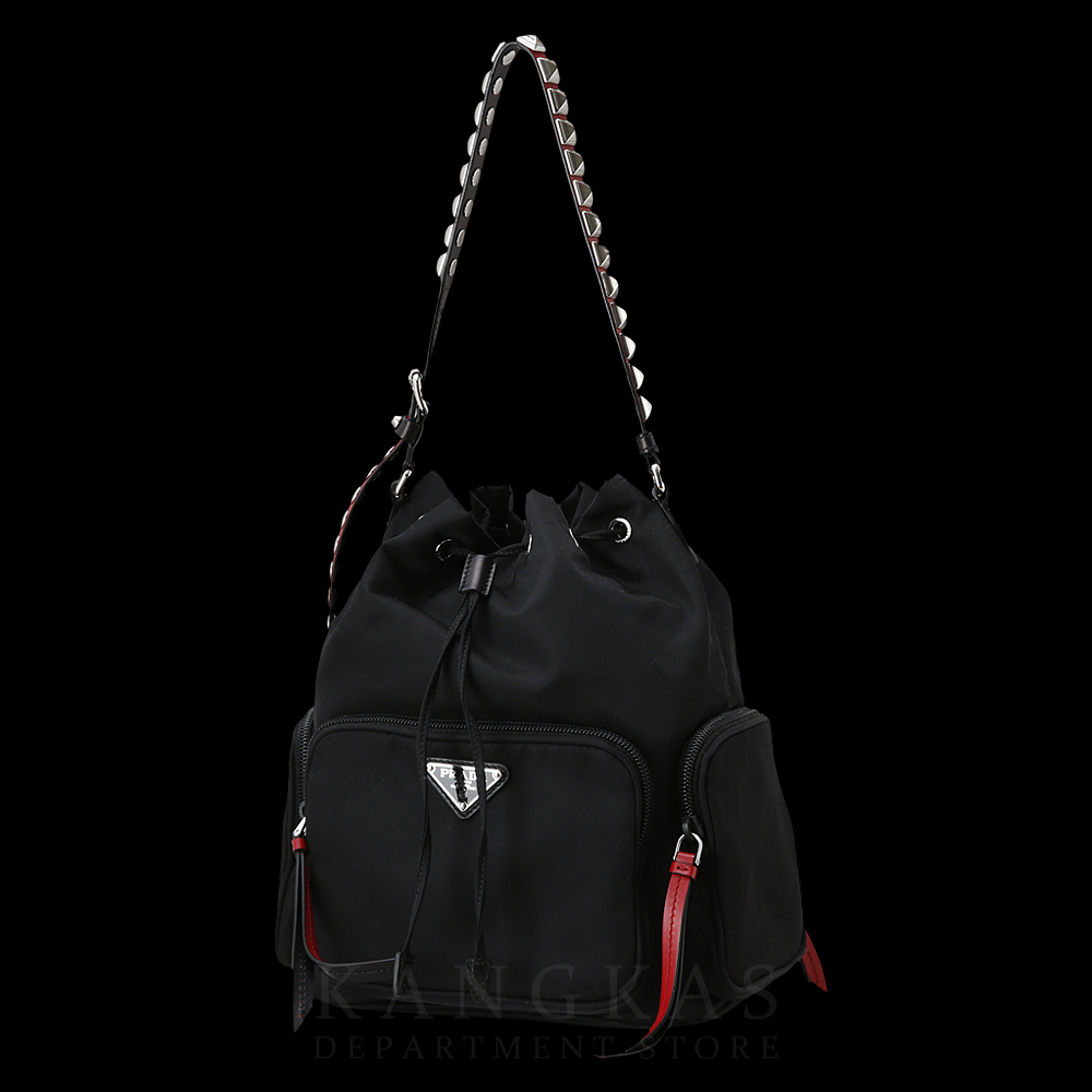 PRADA(USED)프라다 1BE027 나일론 버킷백 라지