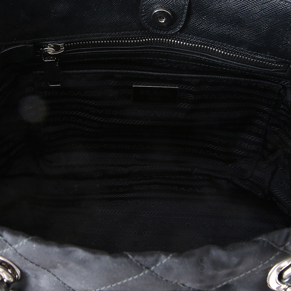 PRADA(USED)프라다 1BG740 테수토 포코노 퀼팅 토트겸 숄더백