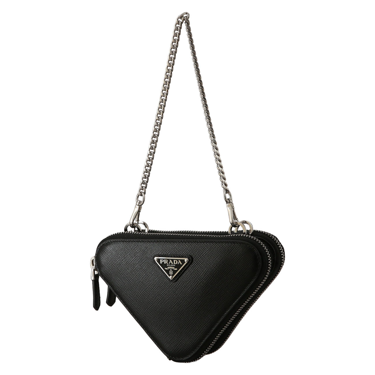 PRADA(USED)프라다 사피아노 트라이앵글 미니 크로스백