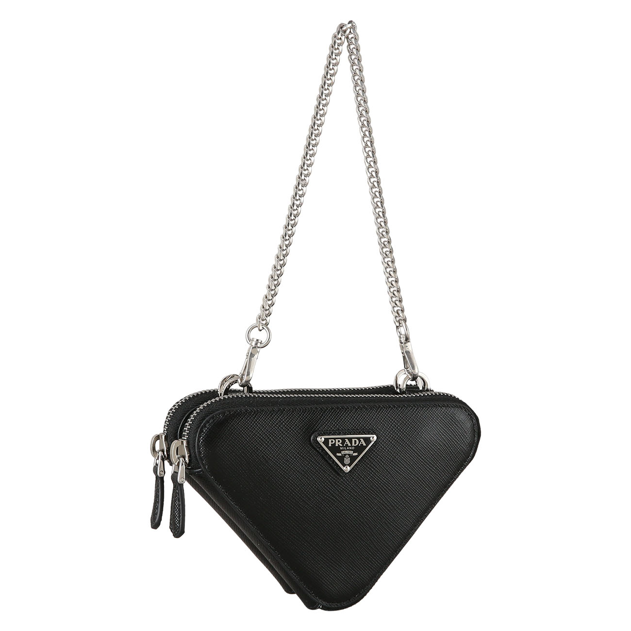 PRADA(USED)프라다 사피아노 트라이앵글 미니 크로스백