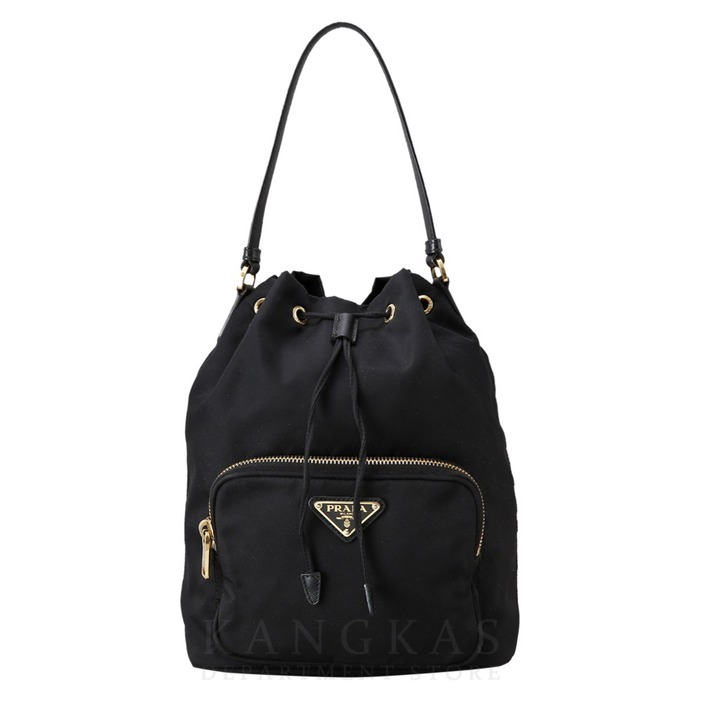 PRADA(USED)프라다 1BH097 패브릭 버킷백