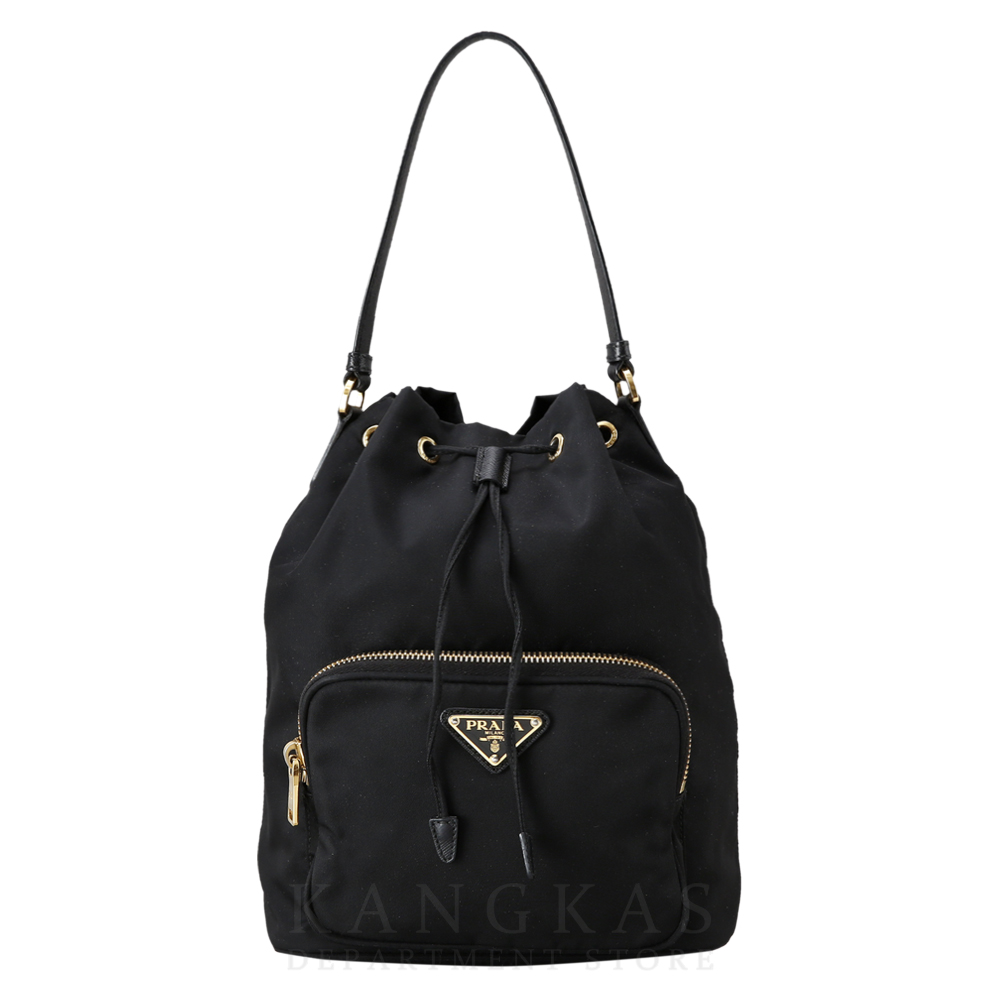 PRADA(USED)프라다 1BH097 패브릭 버킷백