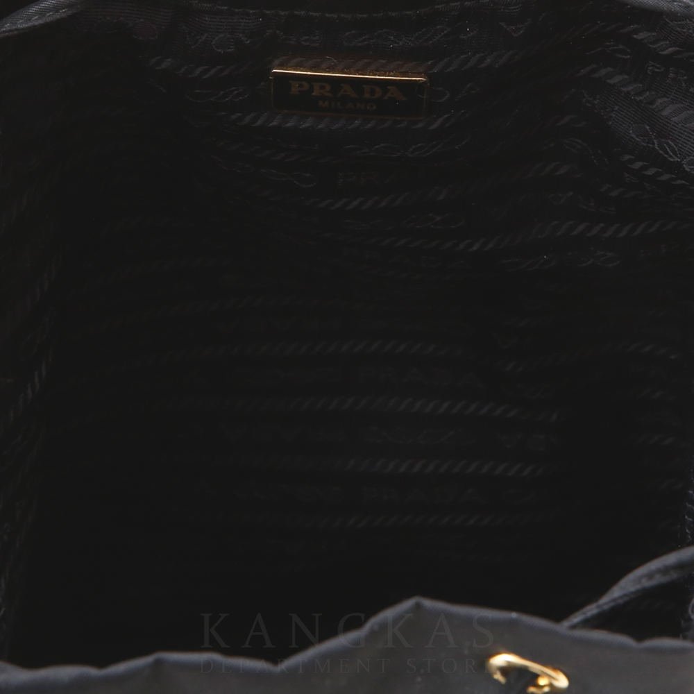 PRADA(USED)프라다 1BH097 패브릭 버킷백