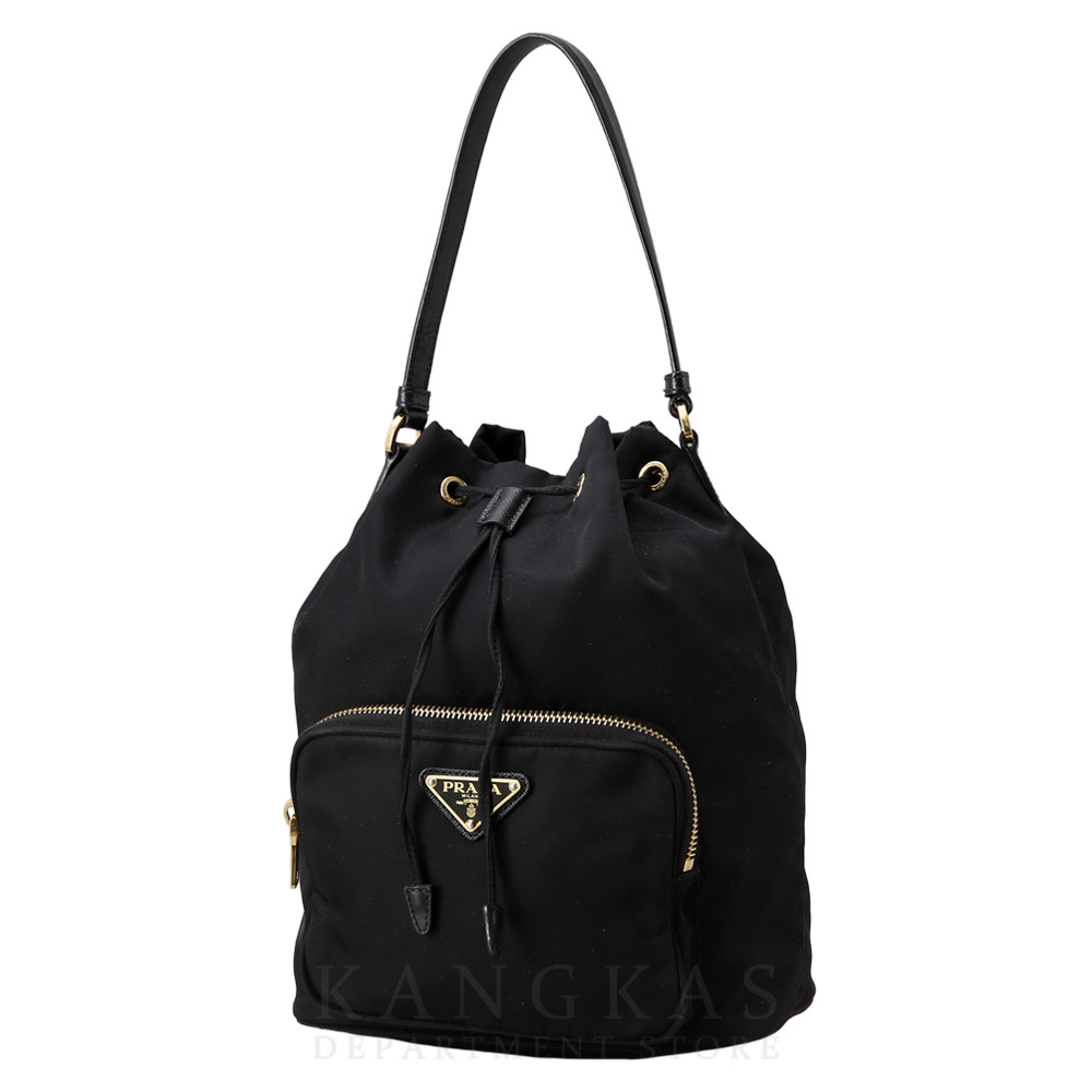 PRADA(USED)프라다 1BH097 패브릭 버킷백