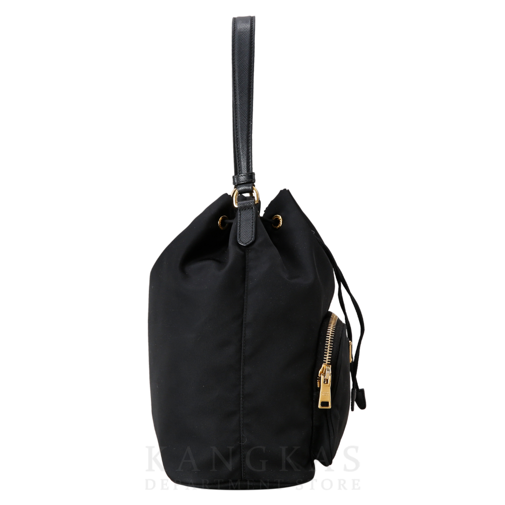 PRADA(USED)프라다 1BH097 패브릭 버킷백
