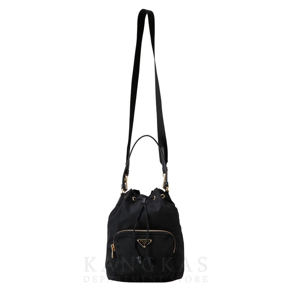 PRADA(USED)프라다 1BH097 패브릭 버킷백