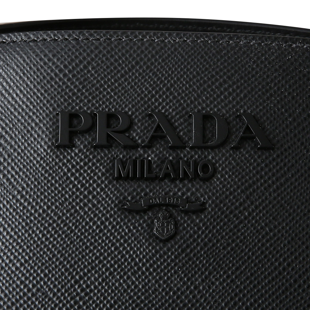 PRADA(USED)프라다 1BA156 모노크롬 사피아노 토트백
