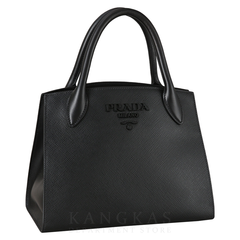 PRADA(USED)프라다 1BA156 모노크롬 사피아노 토트백
