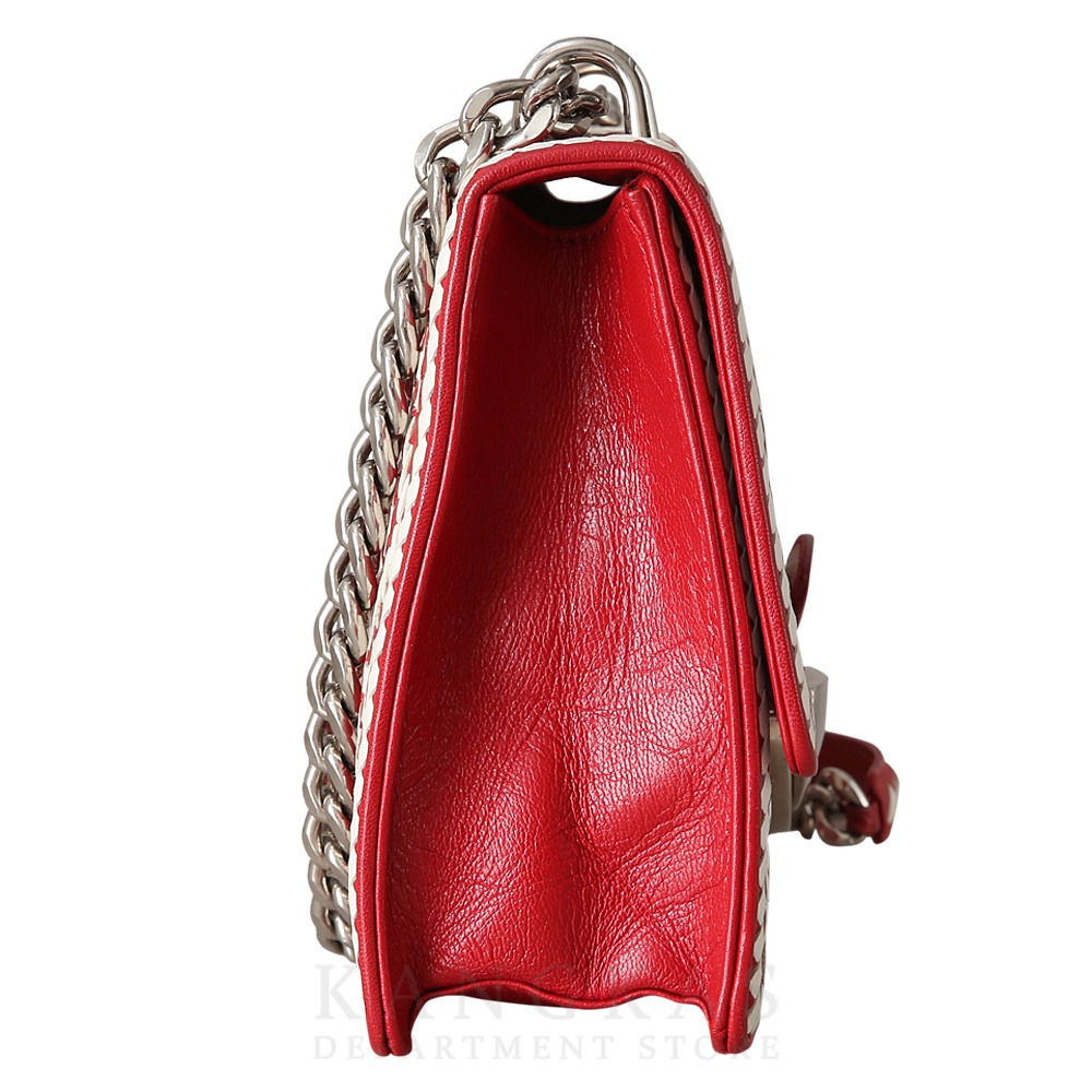 PRADA(USED)프라다 마드라스 위빙 체인 백