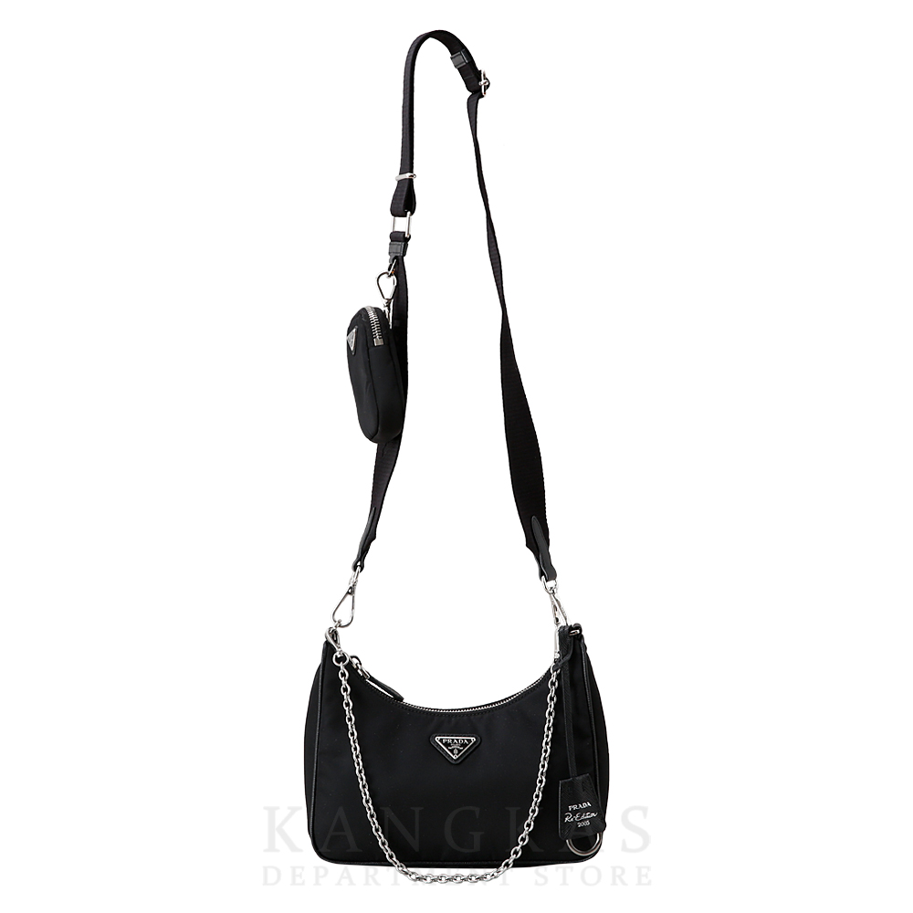 PRADA(USED)프라다 1BH204 사피아노 럭스 체인 호보백