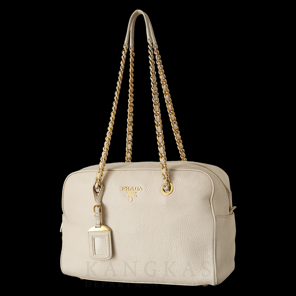 PRADA(USED)프라다 BL0818 비텔로 다이노 체인 숄더백