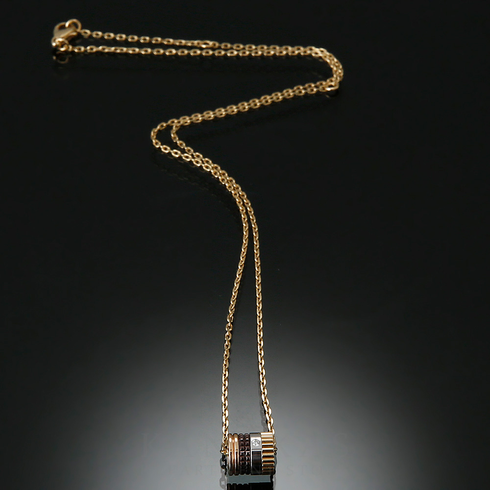 Boucheron(USED)부쉐론 콰트로 클래식 미니 링 펜던트