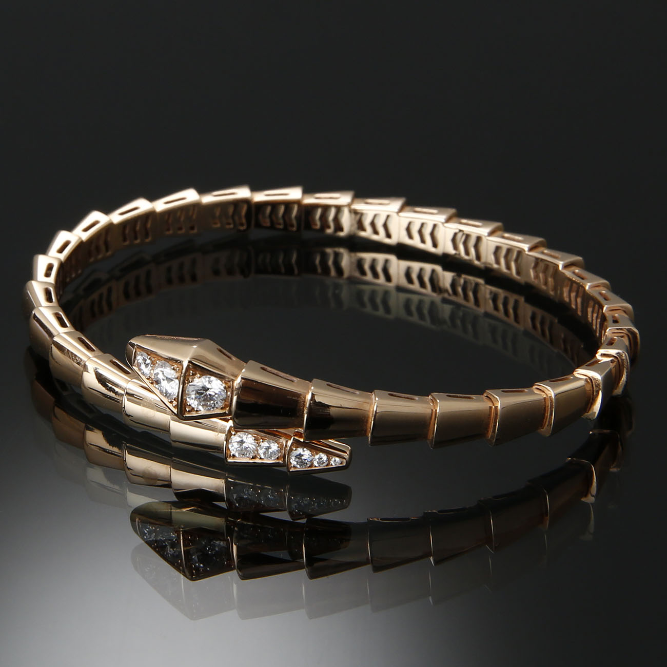 BVLGARI(USED)불가리 세르펜티 바이퍼 다이아 브레이슬릿 #S