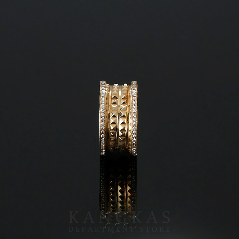 BVLGARI(USED)불가리 비제로원 락 4밴드 다이아 파베 링 #58