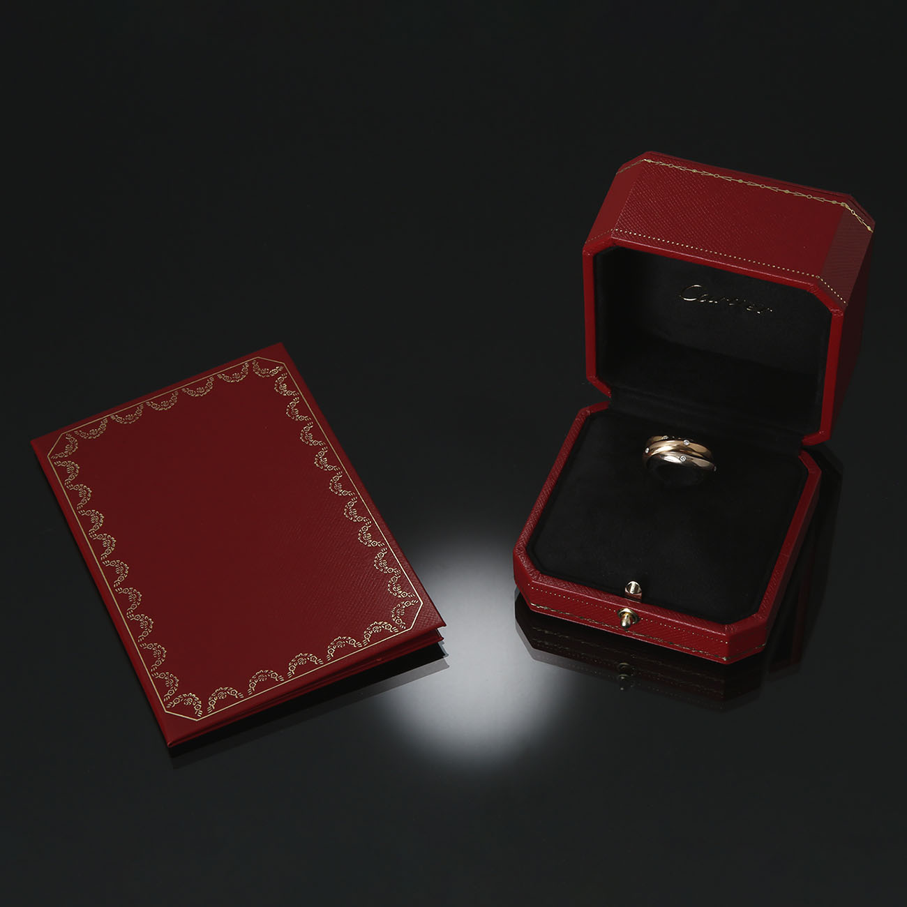 CARTIER(USED)까르띠에 15P 트리니티 링 #49
