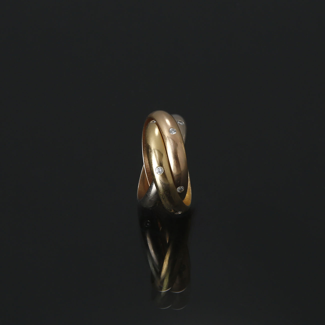 CARTIER(USED)까르띠에 15P 트리니티 링 #49