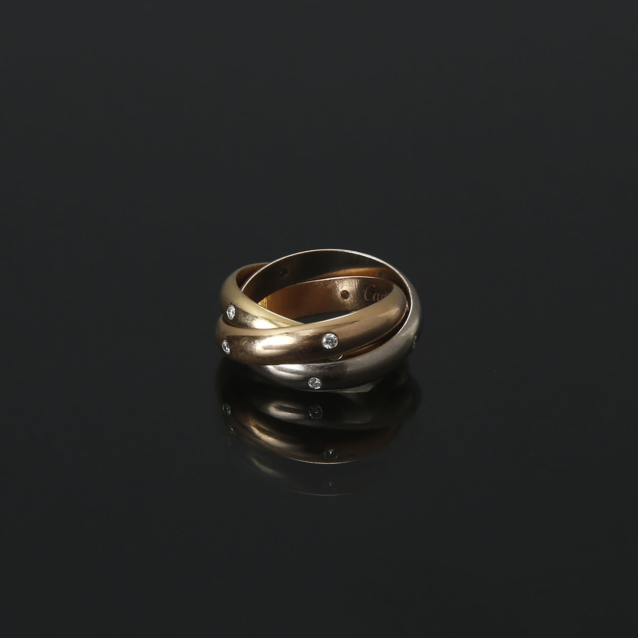CARTIER(USED)까르띠에 15P 트리니티 링 #49