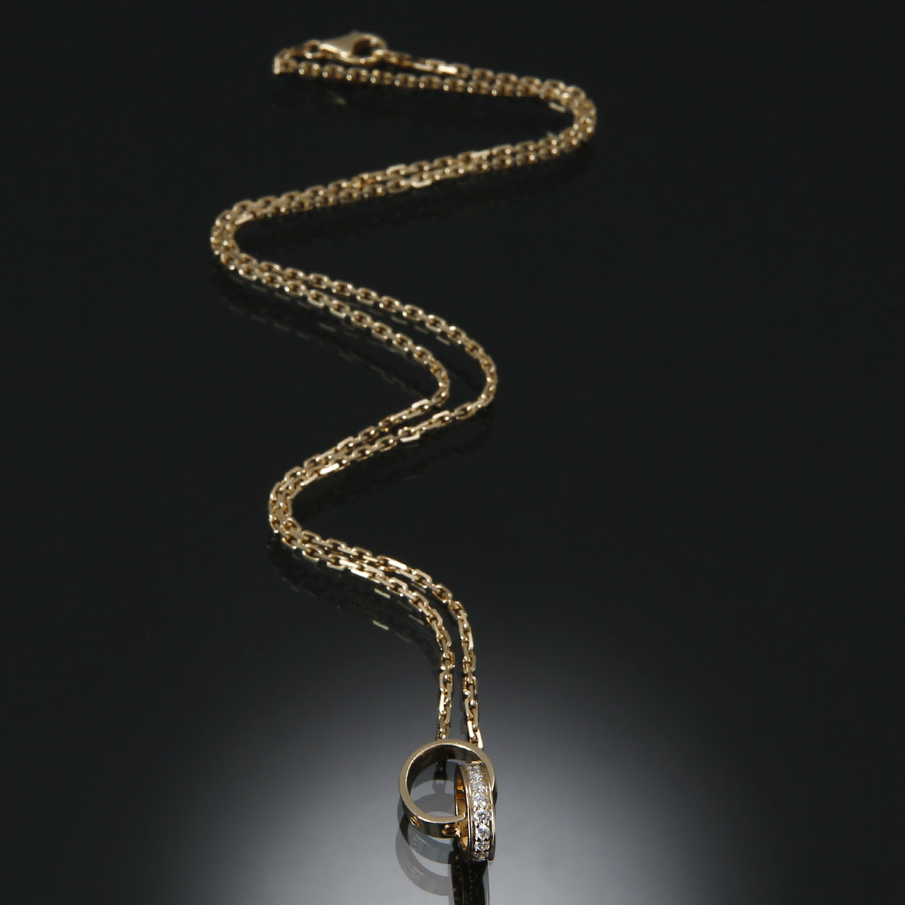CARTIER(USED)까르띠에 다이아몬드 러브 네크리스