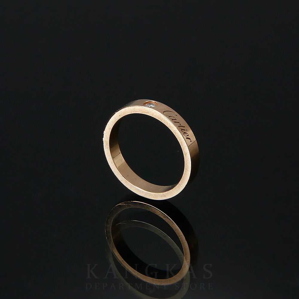 CARTIER(USED)까르띠에 러브링 1P 다이아 #48