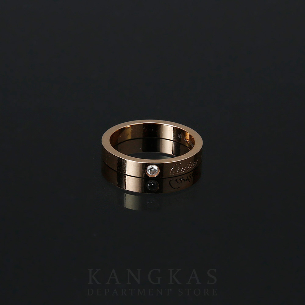 CARTIER(USED)까르띠에 러브링 1P 다이아 #48