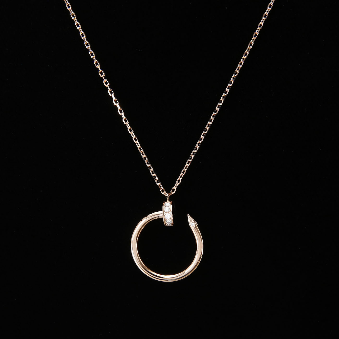 CARTIER(USED)까르띠에 다이아몬드 저스트 앵 끌루 네크리스