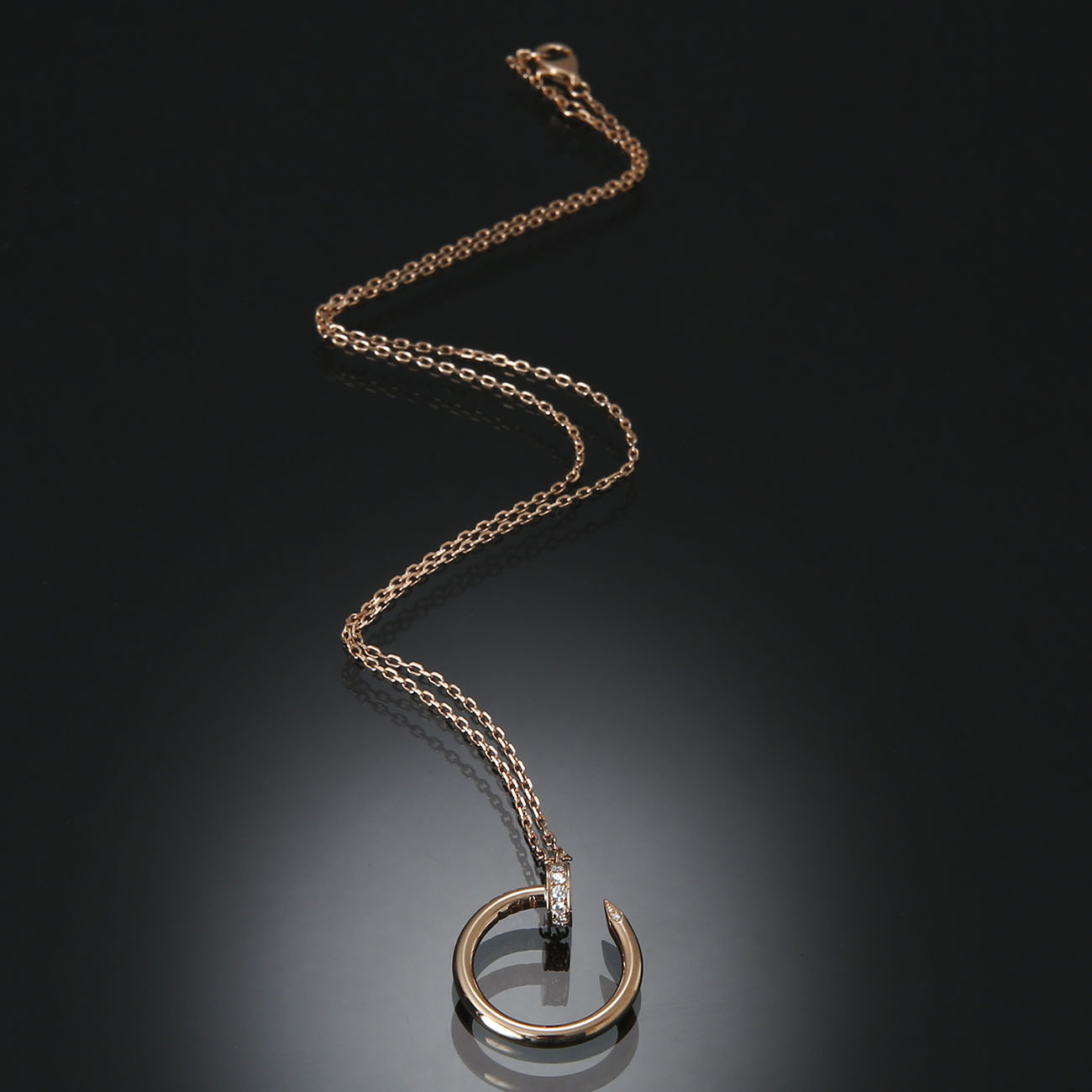 CARTIER(USED)까르띠에 다이아몬드 저스트 앵 끌루 네크리스