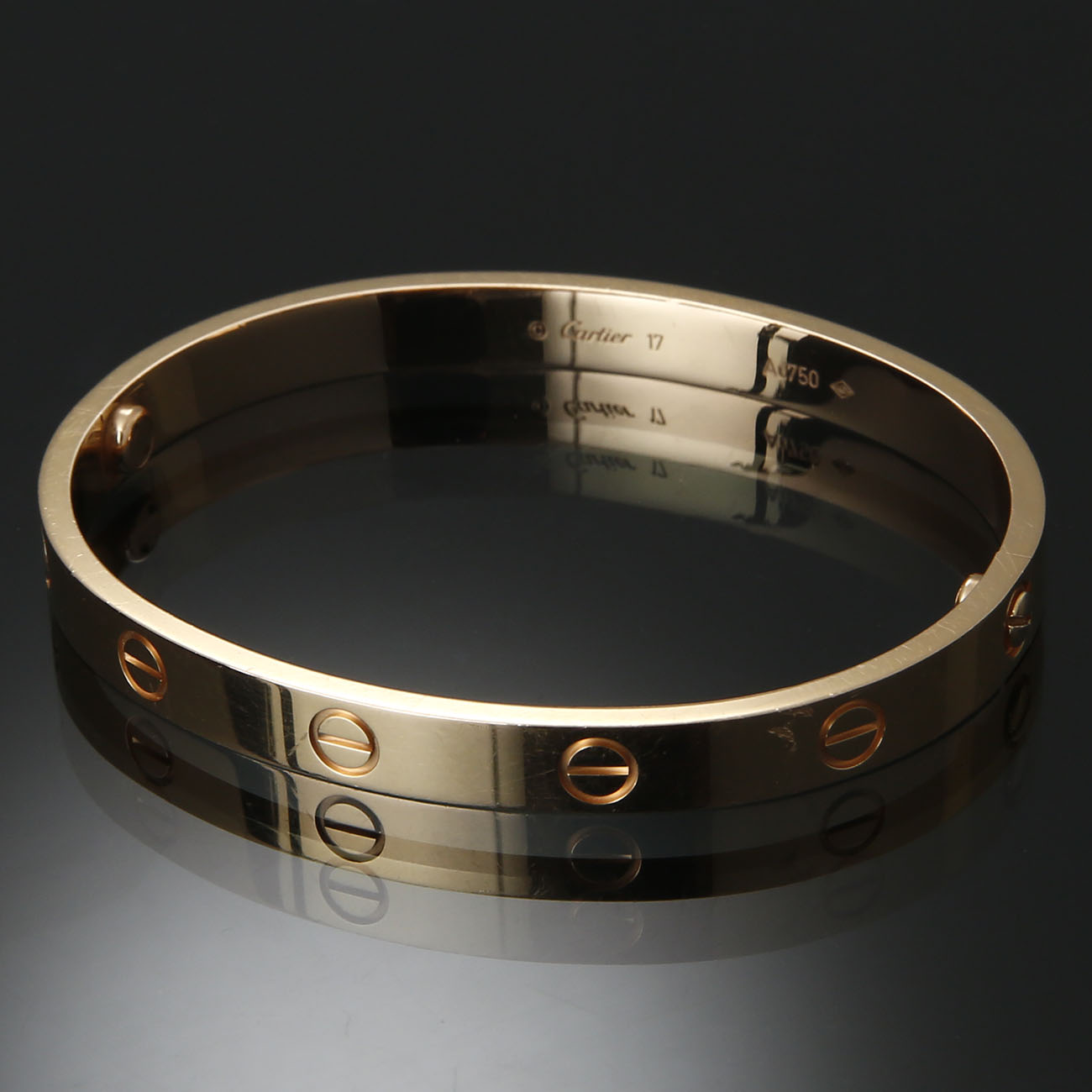 CARTIER(USED)까르띠에 러브 브레이슬릿 #17