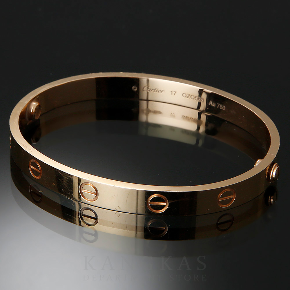 CARTIER(USED)까르띠에 러브 브레이슬릿 #17