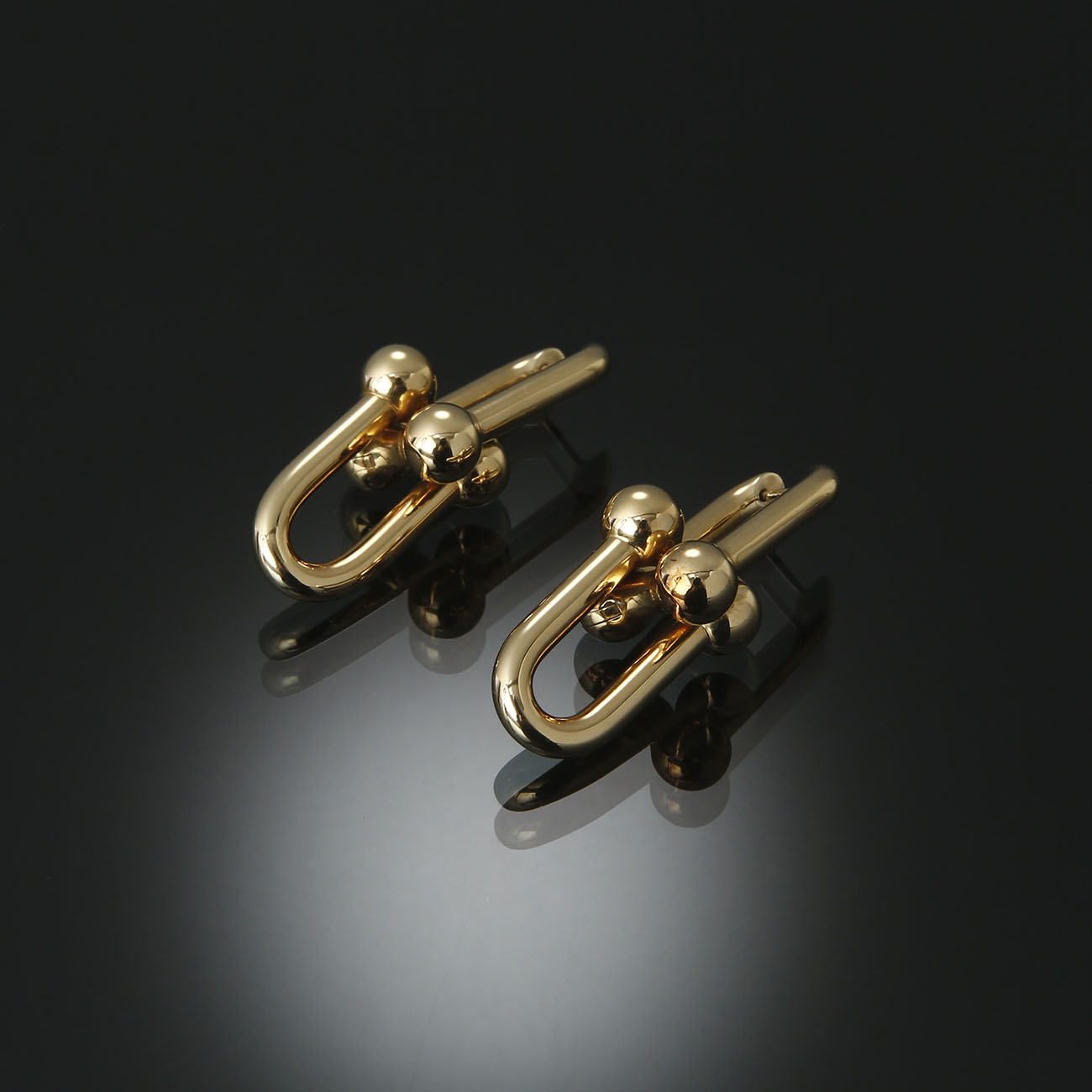 TIFFANY&CO(USED)티파니앤코 하드웨어 링크 이어링