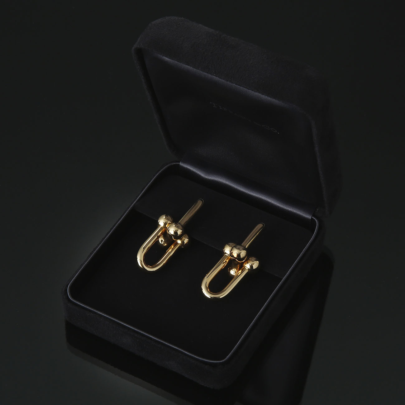 TIFFANY&CO(USED)티파니앤코 하드웨어 링크 이어링