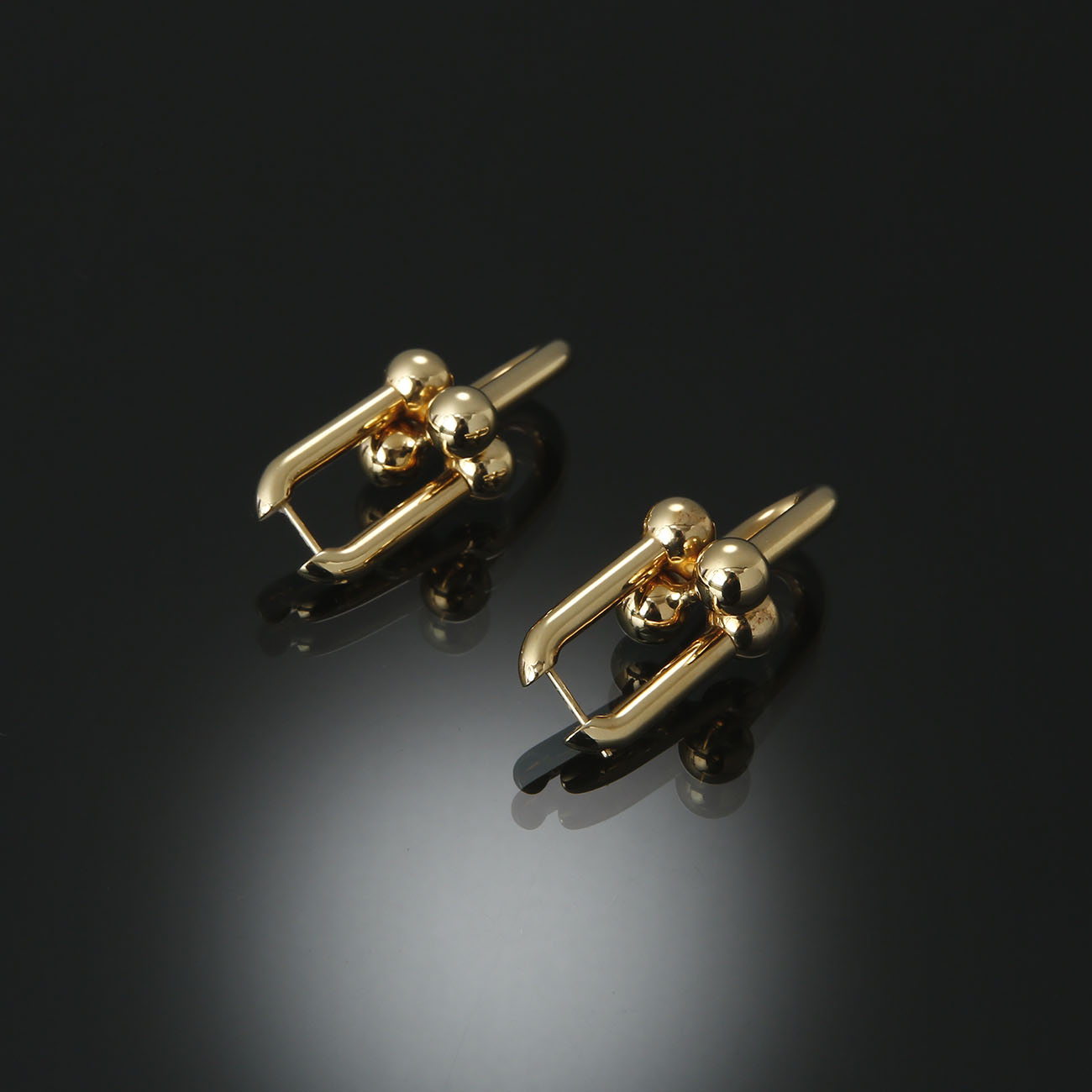 TIFFANY&CO(USED)티파니앤코 하드웨어 링크 이어링