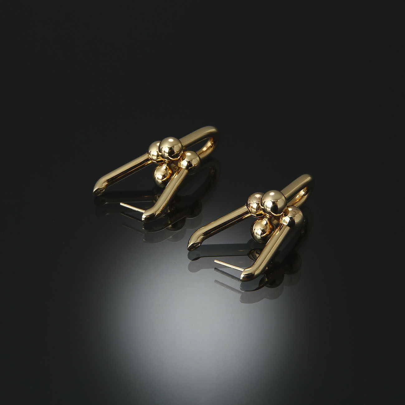 TIFFANY&CO(USED)티파니앤코 하드웨어 링크 이어링