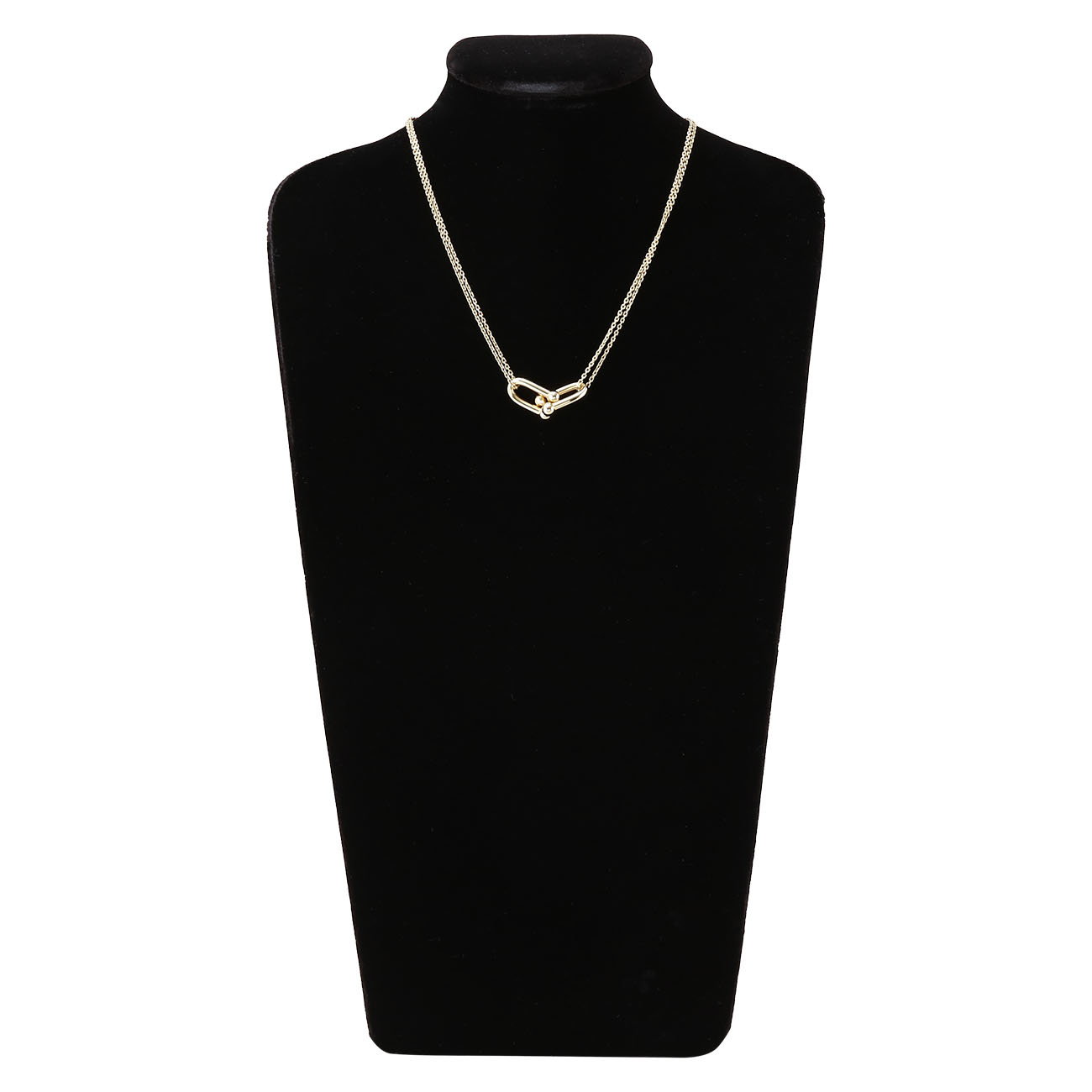 TIFFANY&CO(USED)티파니앤코 하드웨어 더블 링크 펜던트