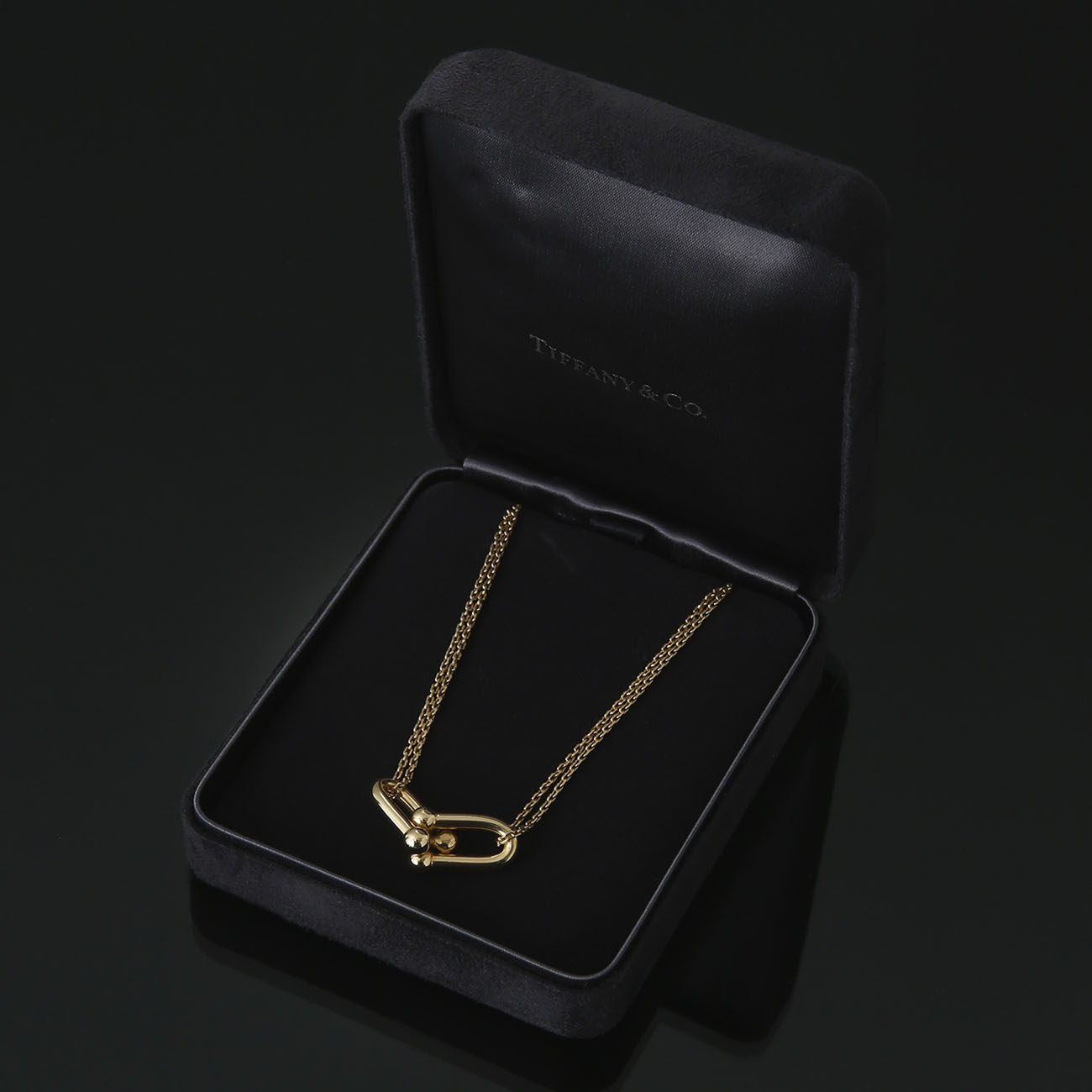 TIFFANY&CO(USED)티파니앤코 하드웨어 더블 링크 펜던트