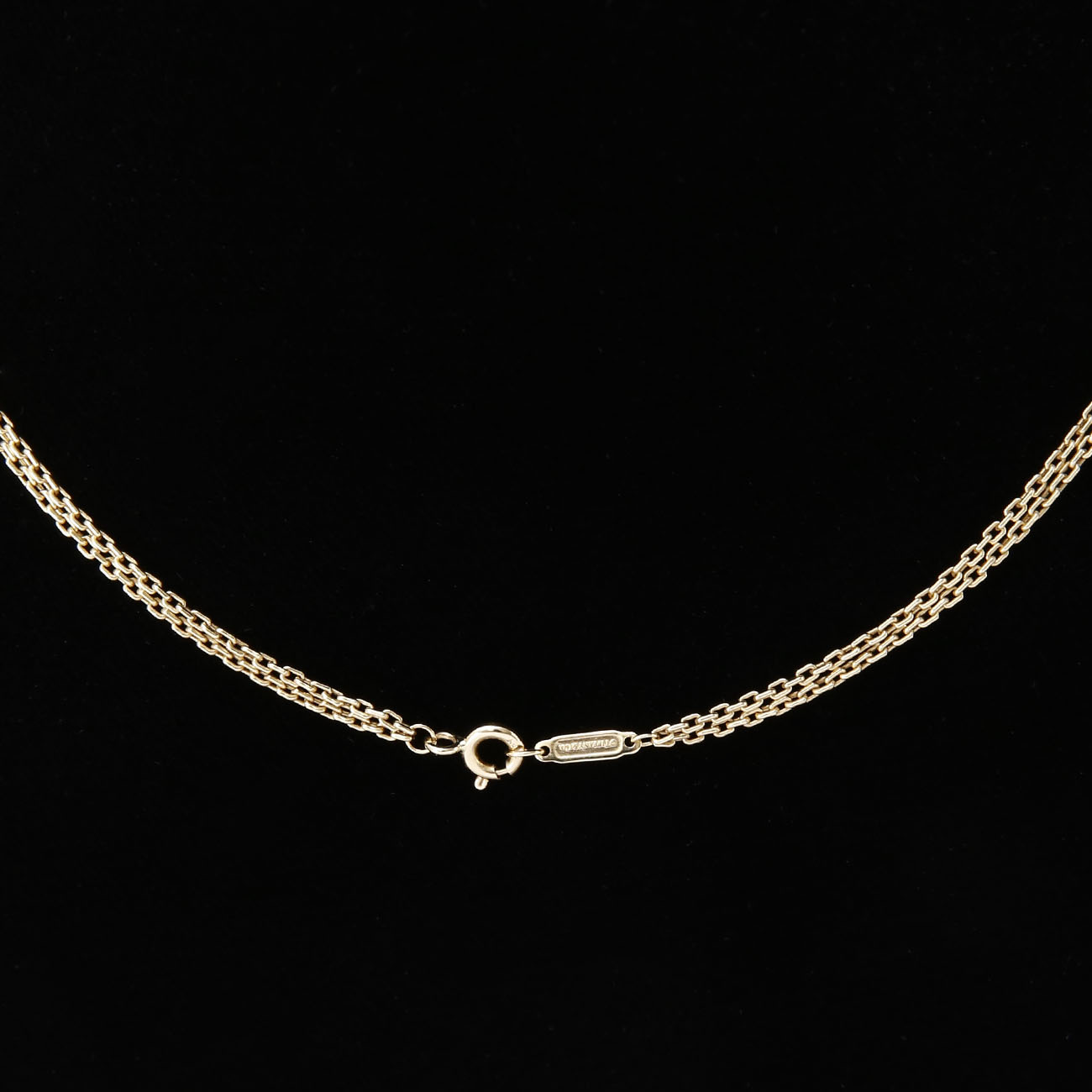 TIFFANY&CO(USED)티파니앤코 하드웨어 더블 링크 펜던트
