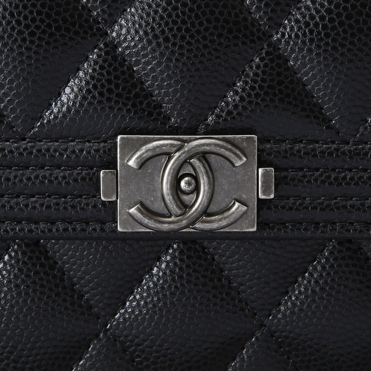CHANEL(USED)샤넬 캐비어 보이샤넬 반지갑