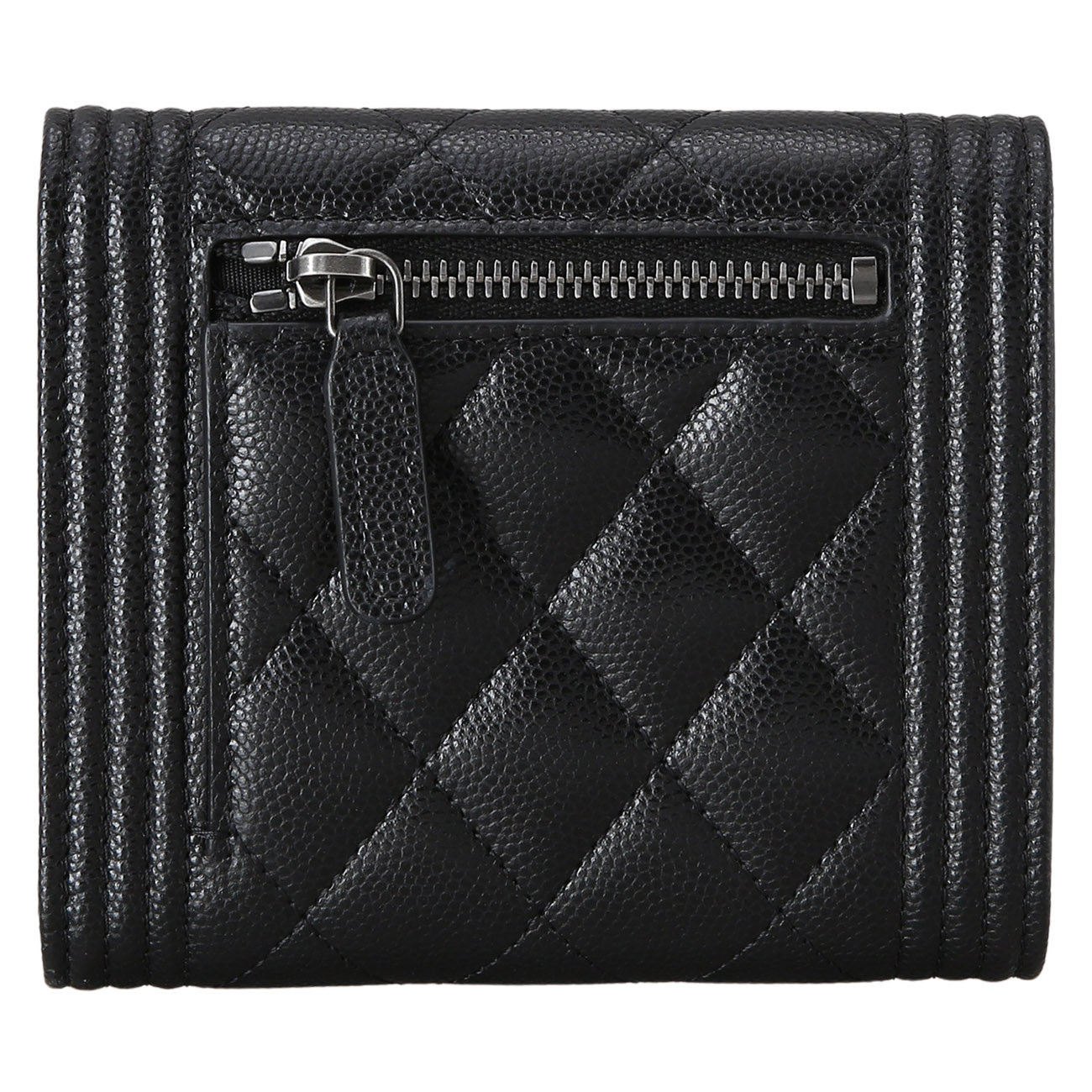 CHANEL(USED)샤넬 캐비어 보이샤넬 반지갑