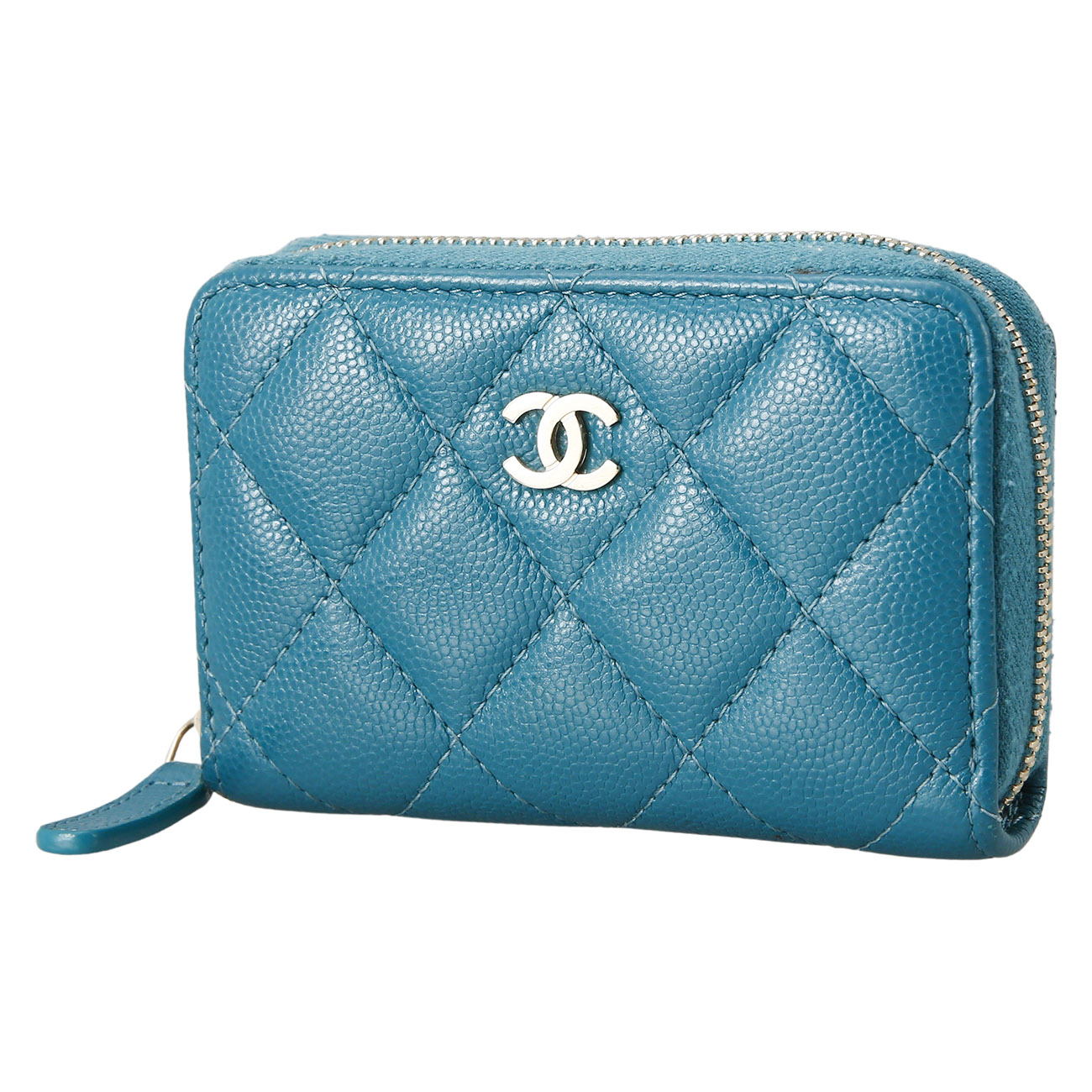 CHANEL(USED)샤넬 지퍼 카드지갑