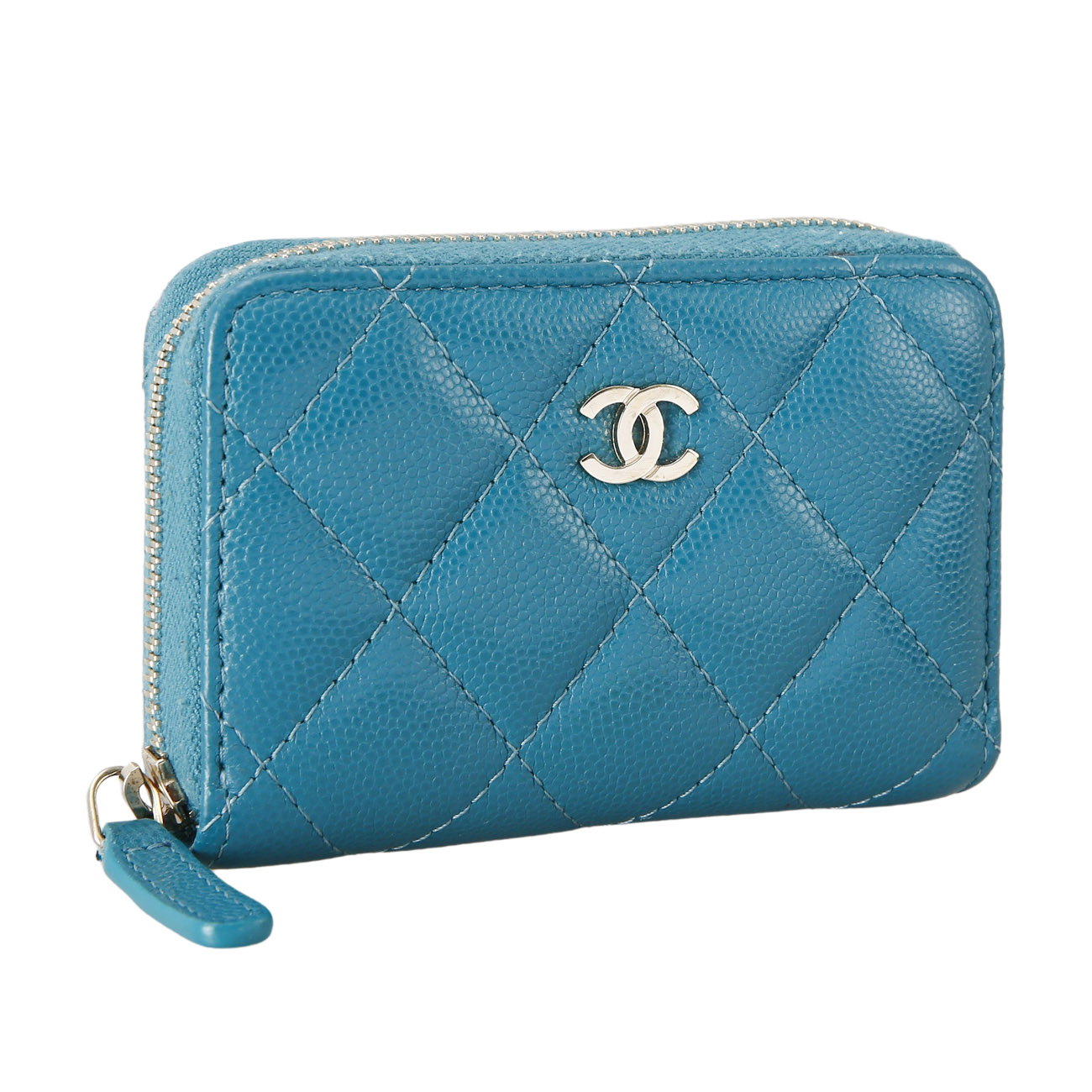 CHANEL(USED)샤넬 지퍼 카드지갑