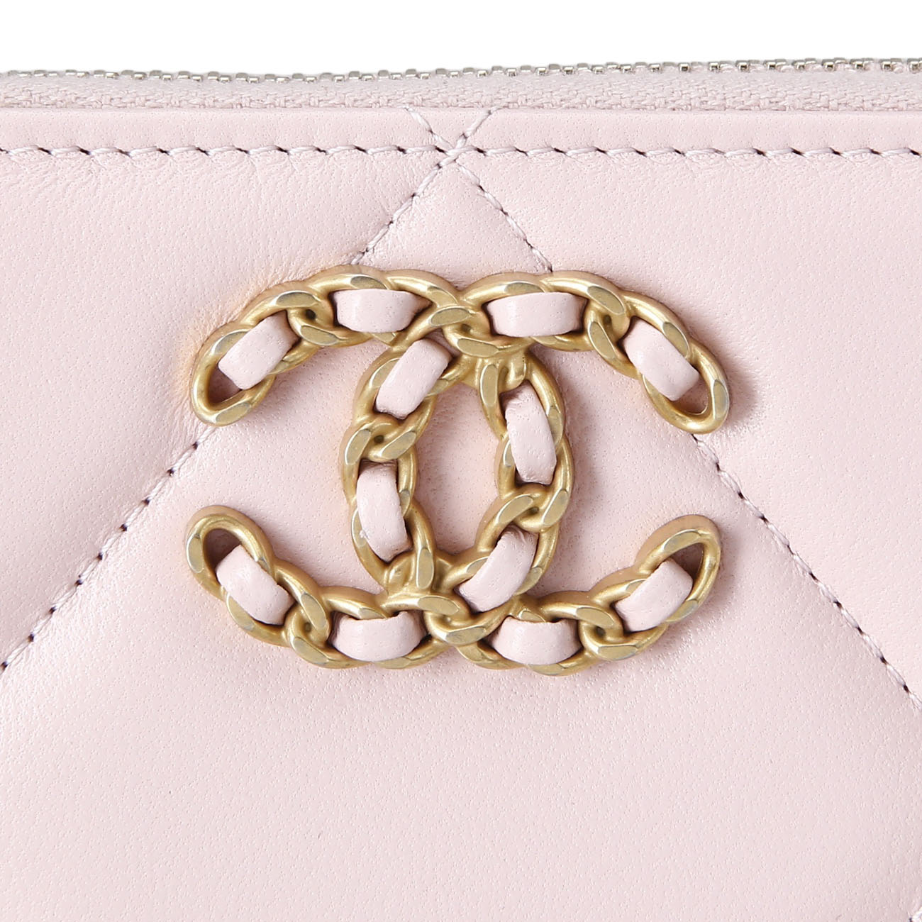 CHANEL(USED)샤넬 19 지퍼 카드지갑