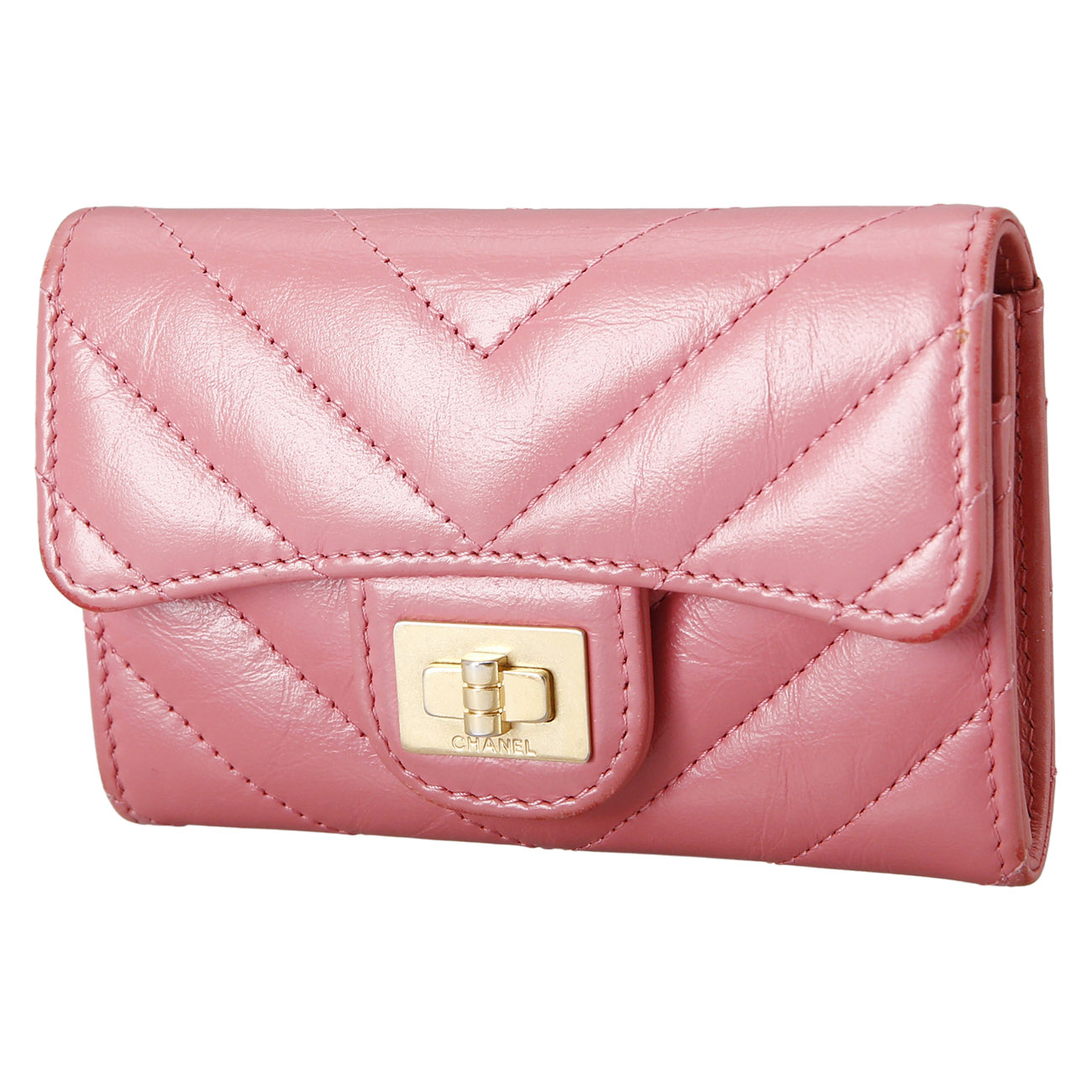 CHANEL(USED)샤넬 2.55 빈티지 카드지갑