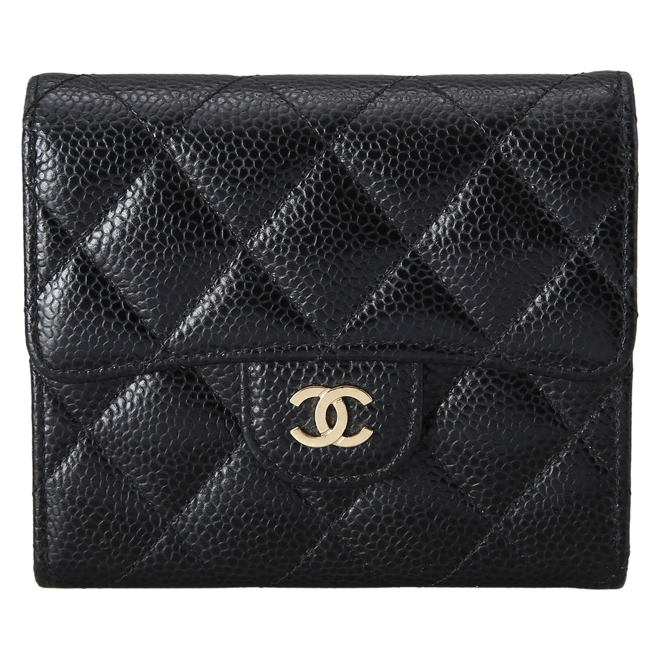 CHANEL(USED)샤넬 캐비어 클래식 반지갑