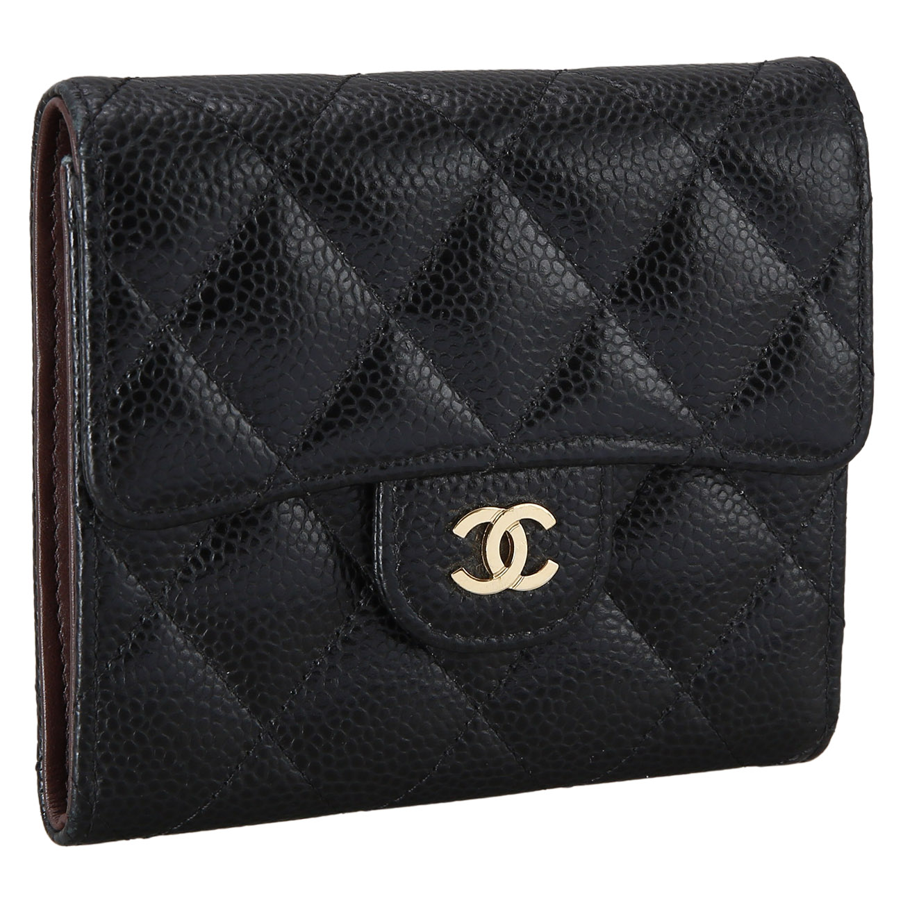 CHANEL(USED)샤넬 캐비어 클래식 반지갑