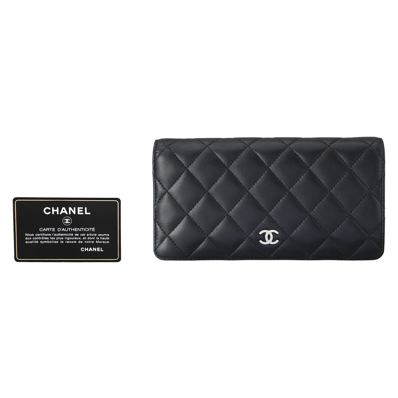 CHANEL(USED)샤넬 램스킨 클래식 장지갑